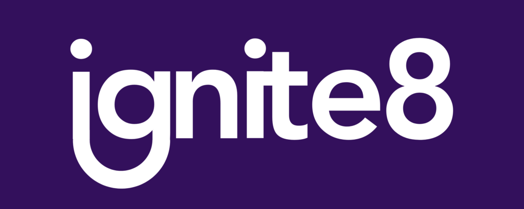 ignite8 logo purple